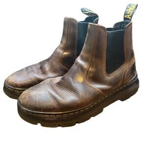 Dr. Martens | Embury Crazy Horse Leather Casual Chelsea Boots Unisex Sz M 8 W 9
